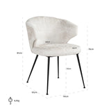 Spisestol Xandra cream fusion Richmond Interiors Spisestol