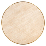Bistrobord Brazza beige 80Ø Richmond Interiors Bordlampe