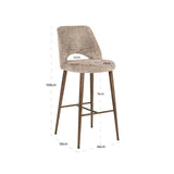 Barstol Delphine nydelig natur brannhemmende Richmond Interiors Barstol