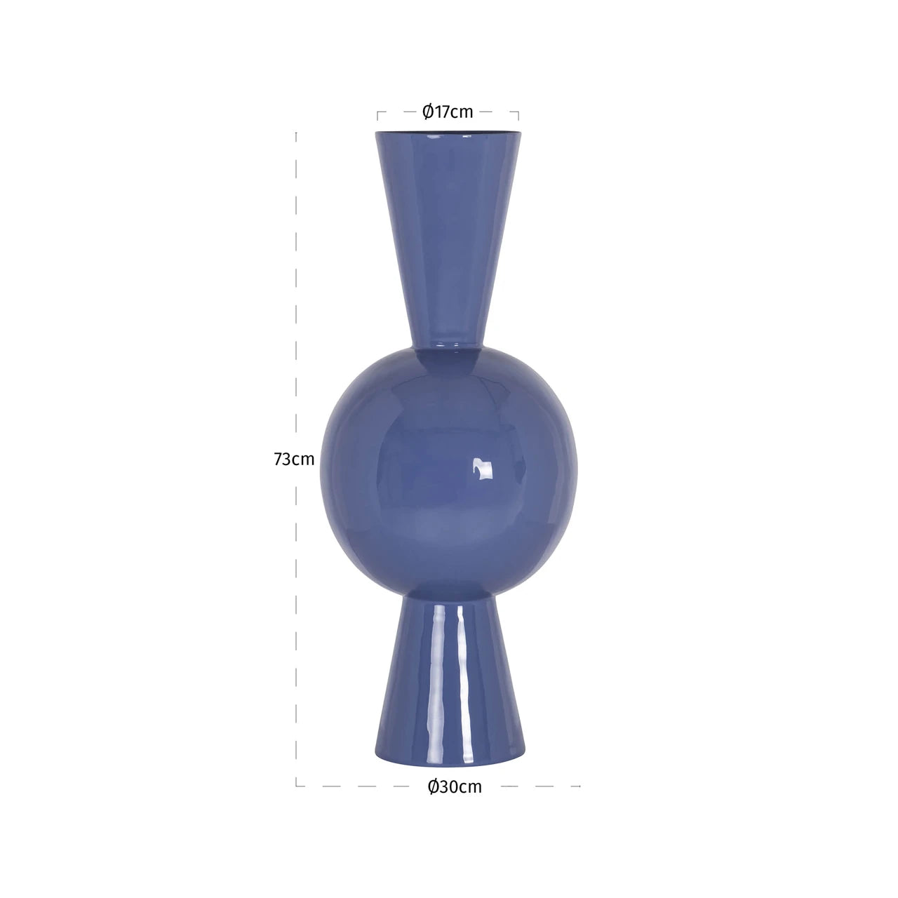 Vase Arliss veldig peri Richmond Interiors Vase