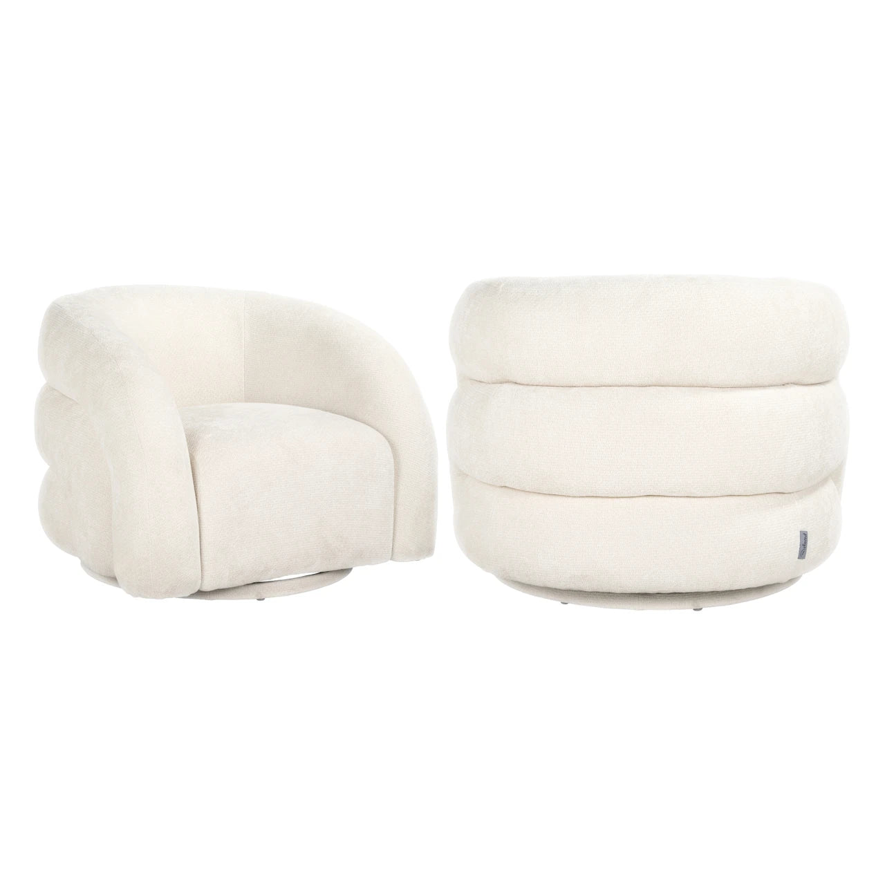 Lounge chair Arcus hvit enhjørning svingbar Richmond Interiors Lenestol