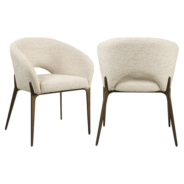 Spisestol Kenzi natural linear brannhemmende Richmond Interiors Spisestol