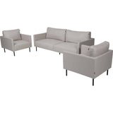 Evita 2,5 seter - sort/kalk Hartman Sofa