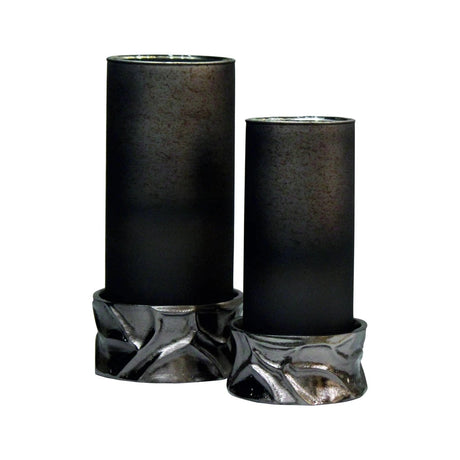 Hurricane light Candace røyk stor Richmond Interiors Lanterne og lysglass
