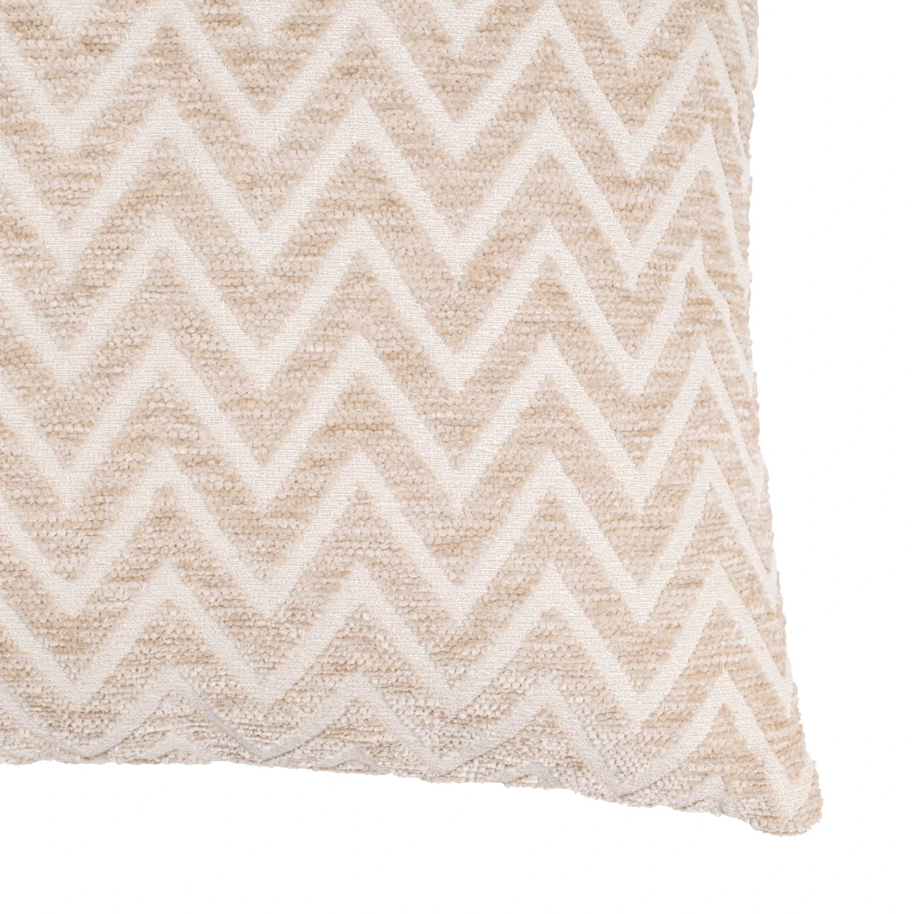 Pute Cassy beige chevron Richmond Interiors Pute