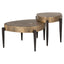 Salongbord Marquee svart/gull sett med 2 Richmond Interiors Sofabord