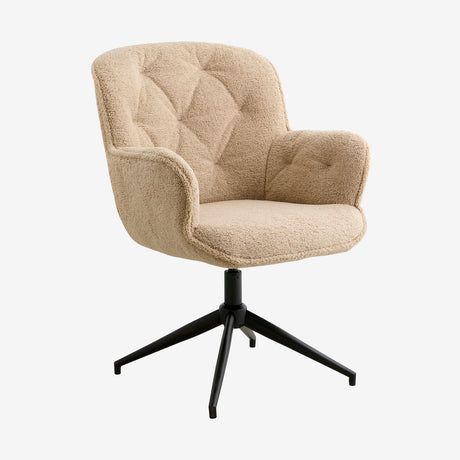 LEA kontorstol - beige Nordal CHAIRS+ARM