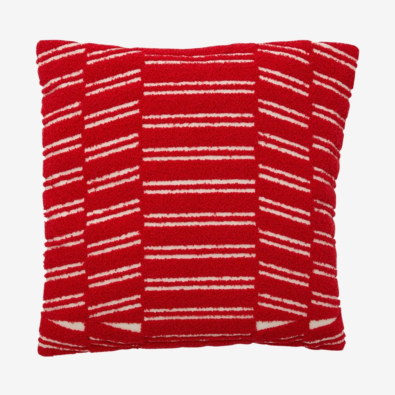 BEID-pussybrett - råhvitt/rødt Nordal PILLOWS