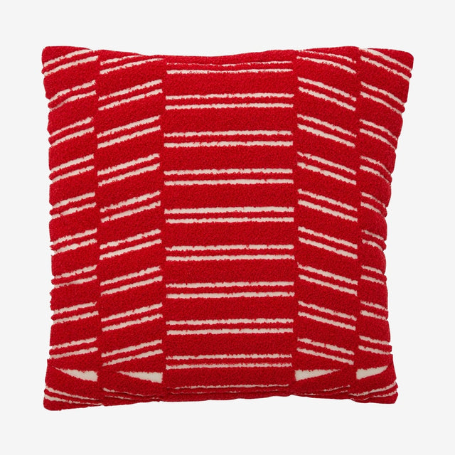 BEID-pussybrett - råhvitt/rødt Nordal PILLOWS