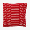 BEID-pussybrett - råhvitt/rødt Nordal PILLOWS