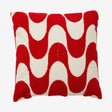 COXA-pussytrekk - råhvitt/rødt Nordal PILLOWS