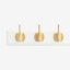 EDGY-kjøtt med 3 unger - hvit Nordal COAT RACKS