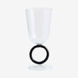 APIUM-vinsglas - klart/sort Nordal GLASS/JUGS