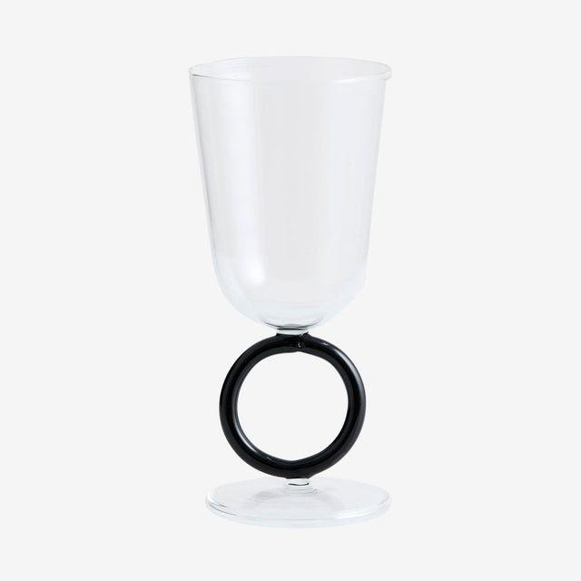 APIUM-vinsglas - klart/sort Nordal GLASS/JUGS