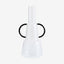 APIUM-kanne - klar/sort Nordal GLASS/JUGS