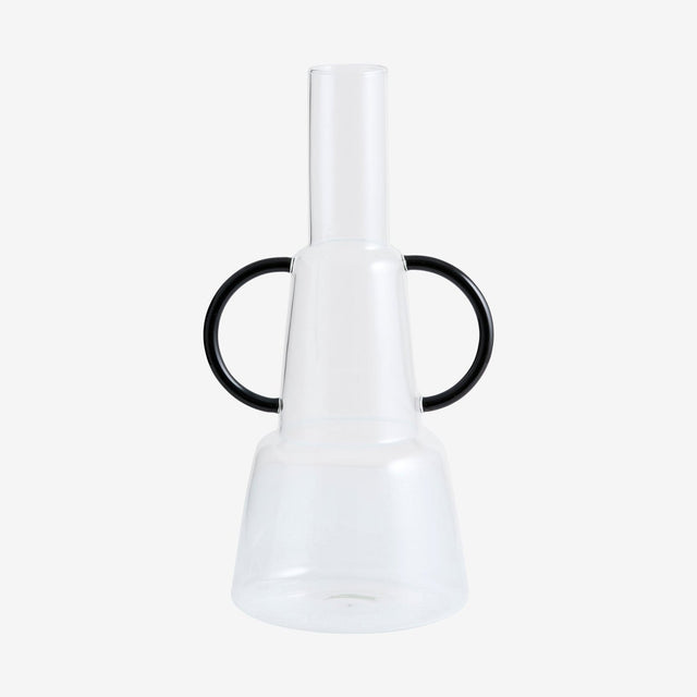 APIUM-kanne - klar/sort Nordal GLASS/JUGS