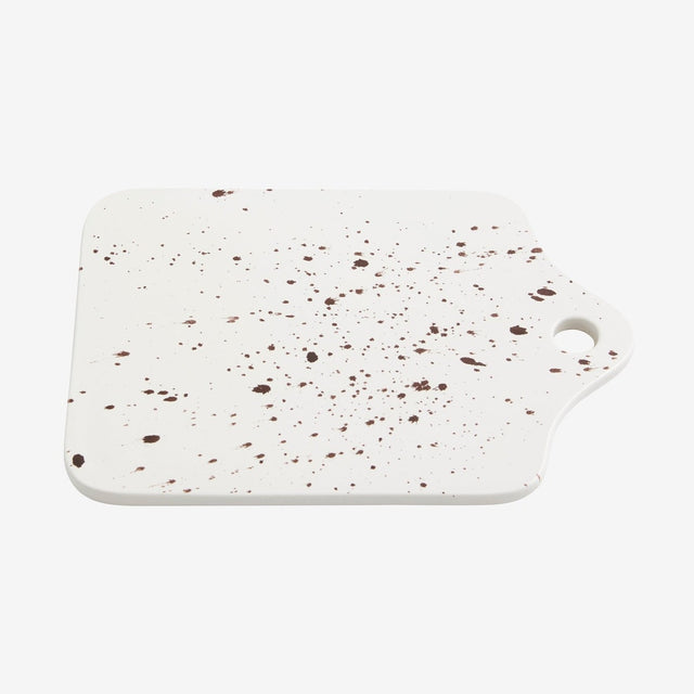 RIA serveringsplate med splash - råhvit Nordal TABLEWARE