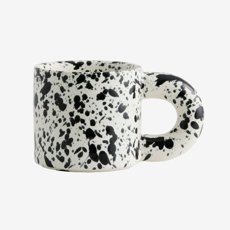 JOSE kop med splash - sort Nordal TABLEWARE