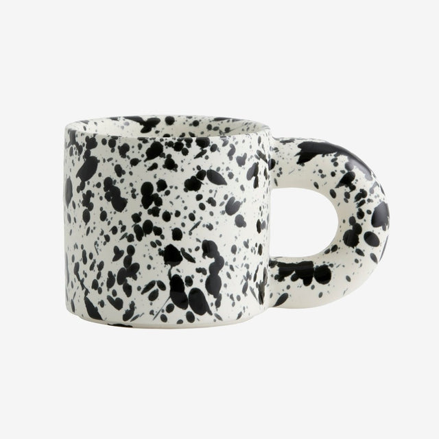 JOSE kop med splash - sort Nordal TABLEWARE