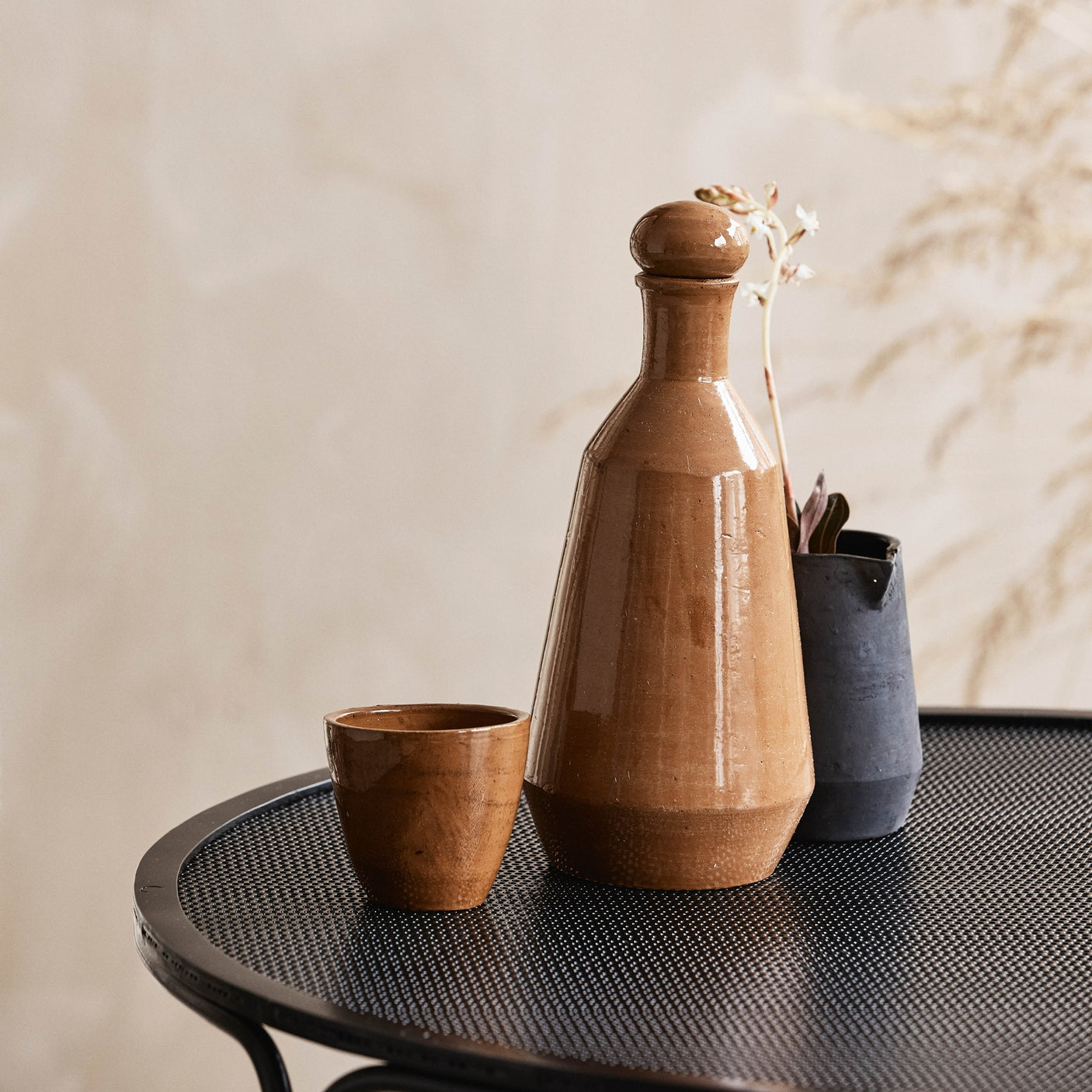JUNIPER-koppen - brun Nordal TABLEWARE