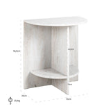 Endebord Lansky beige Richmond Interiors Sidebord