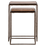 Endebord Villano bronse sett med 2 Richmond Interiors Sidebord