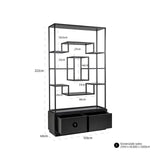 Displayskap Bonvoy svart Richmond Interiors Vitrineskap