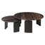 Salongbord Menton burgunder sett med 2 Richmond Interiors Sofabord