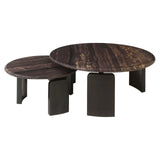 Salongbord Menton burgunder sett med 2 Richmond Interiors Sofabord
