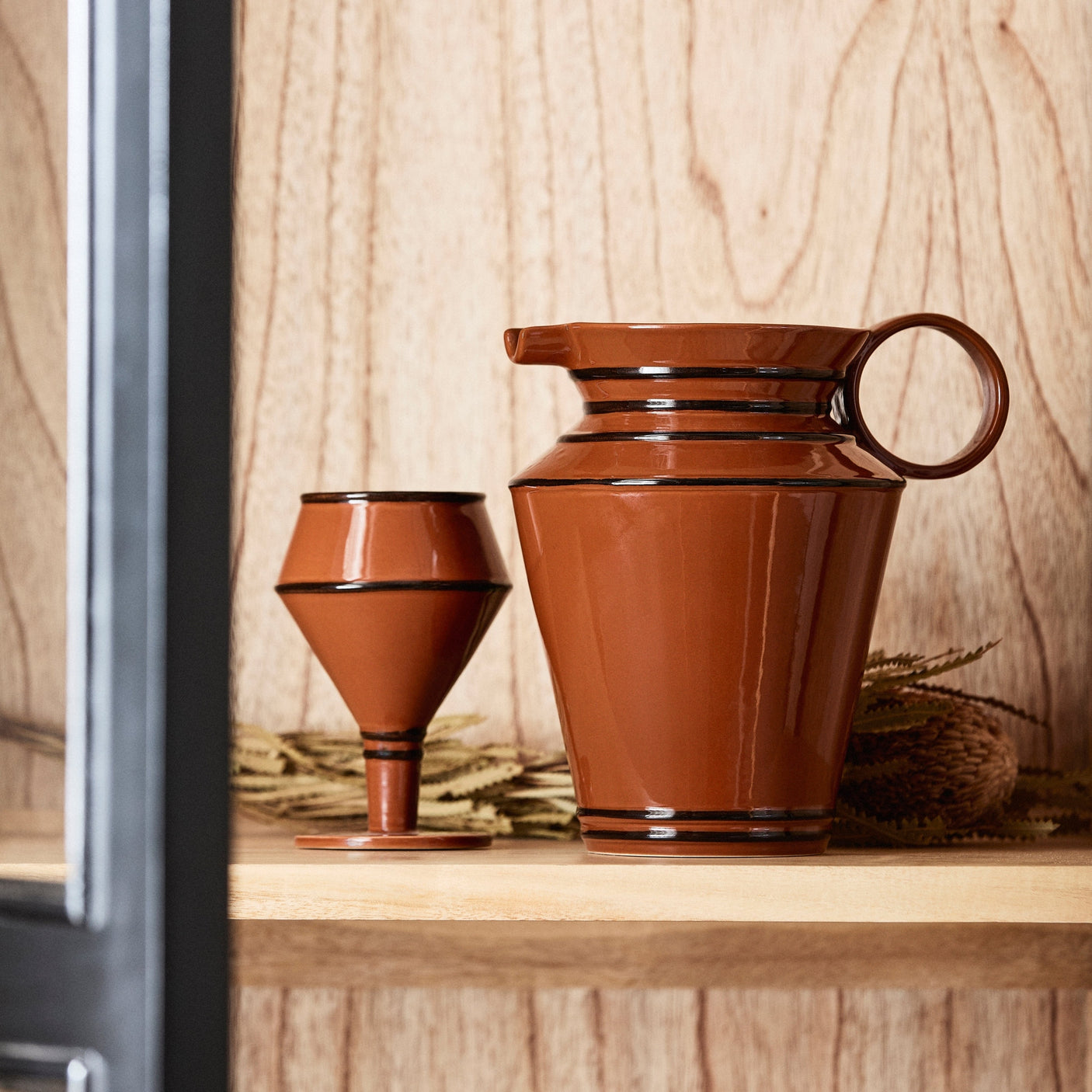 CAPPARIS vinkopp - brun Nordal TABLEWARE