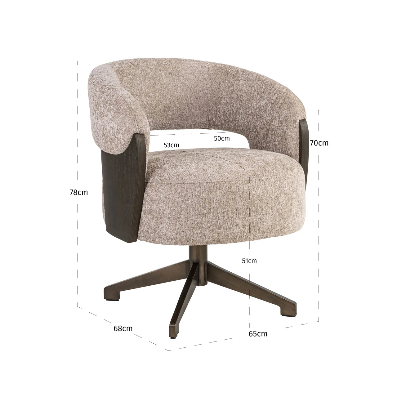 Spisestol Pollux be easy sand eik Richmond Interiors Spisestol