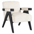 Lounge chair Cooper hvit chenille Richmond Interiors Lenestol