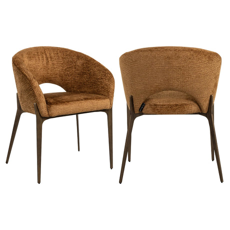Spisestol Kenzi cognac fusion Richmond Interiors Spisestol