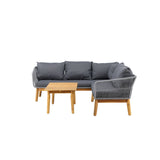 Chania Corner Sofa Set Venture Design Loungegruppe