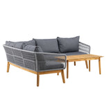 Chania Corner Sofa Set Venture Design Loungegruppe