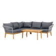 Chania Corner Sofa Set Venture Design Loungegruppe