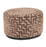 Pouffe & Footstool Adele brun chunky Richmond Interiors Pall