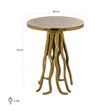 Endebord Macey gull Richmond Interiors Sidebord