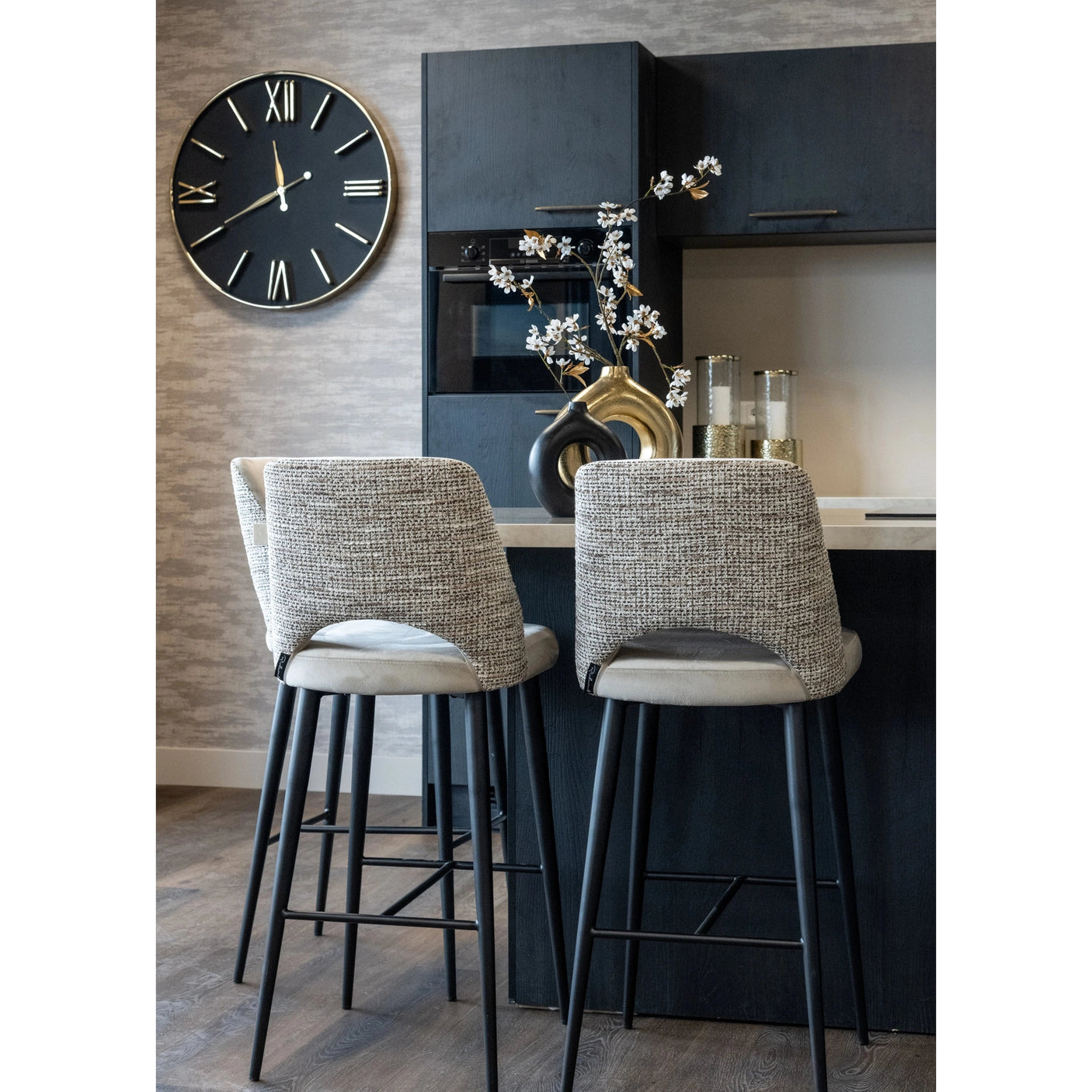 Barstol Tabitha trendy natur flammehemmende Richmond Interiors Barstol
