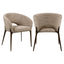 Spisestol Kenzi mocca linear brannhemmende Richmond Interiors Spisestol