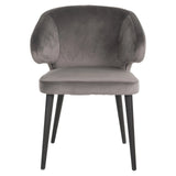 Spisestol Indigo stein fløyel Richmond Interiors Spisestol