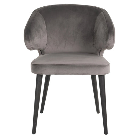 Spisestol Indigo stein fløyel Richmond Interiors Spisestol