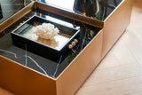 Brett Liv svart/gull Richmond Interiors Serveringsbrett