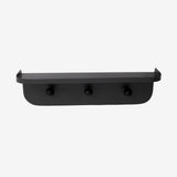 TURDA hylle med knaker - grå Nordal SHELVES