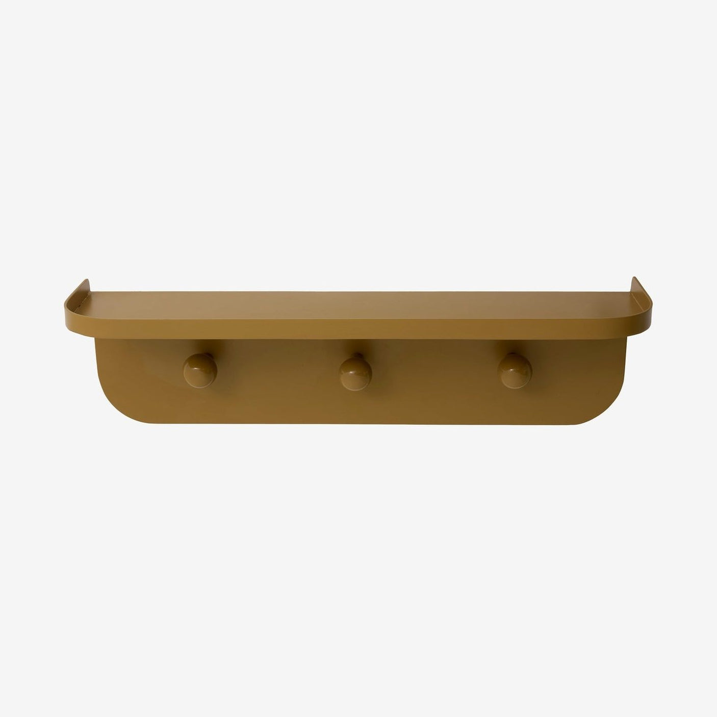TURDA hylle med knaker - grønt Nordal SHELVES