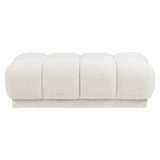 Pouffe & fotskammel Noah beige blokkvev Richmond Interiors Pall