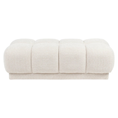 Pouffe & fotskammel Noah beige blokkvev Richmond Interiors Pall