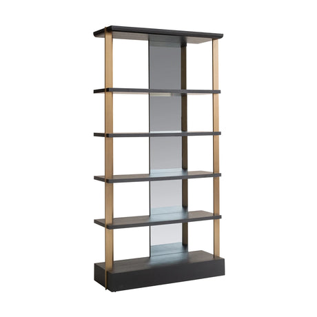 Utstillingsskap Alexander Jones kullfarget Rigley Richmond Interiors Vitrineskap