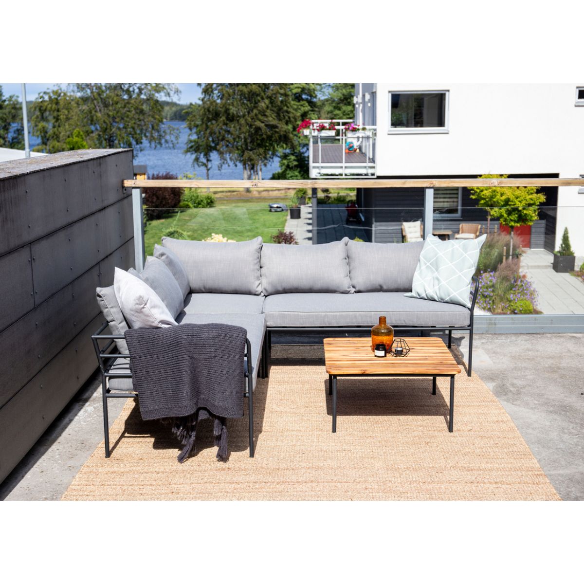 Penh Corner Sofa Set Venture Design Loungegruppe