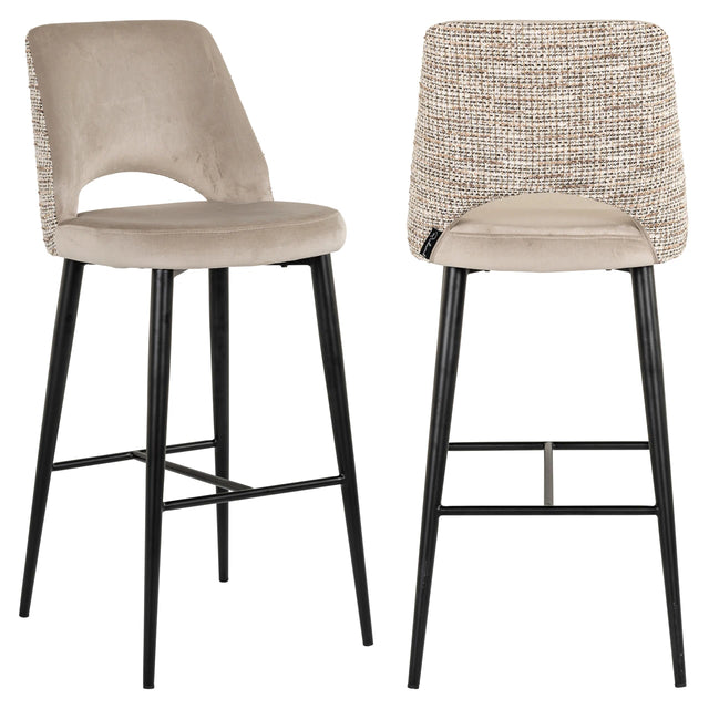 Barstol Tabitha trendy natur flammehemmende Richmond Interiors Barstol